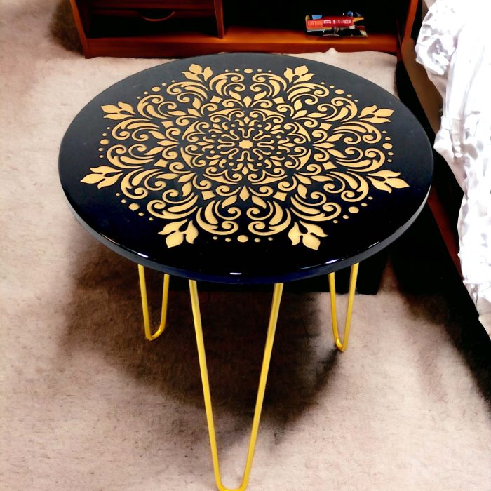 Metal Side Table D014-BG