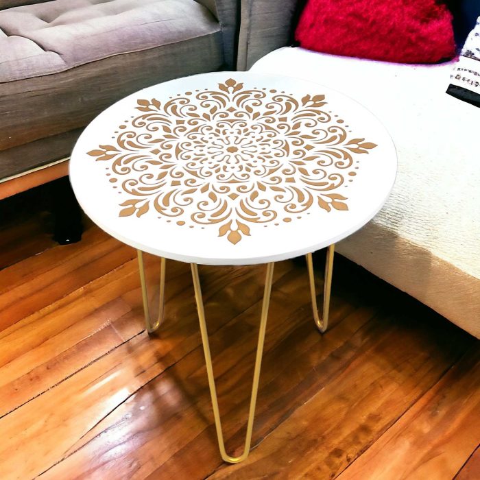 Metal Side Table D014-WG