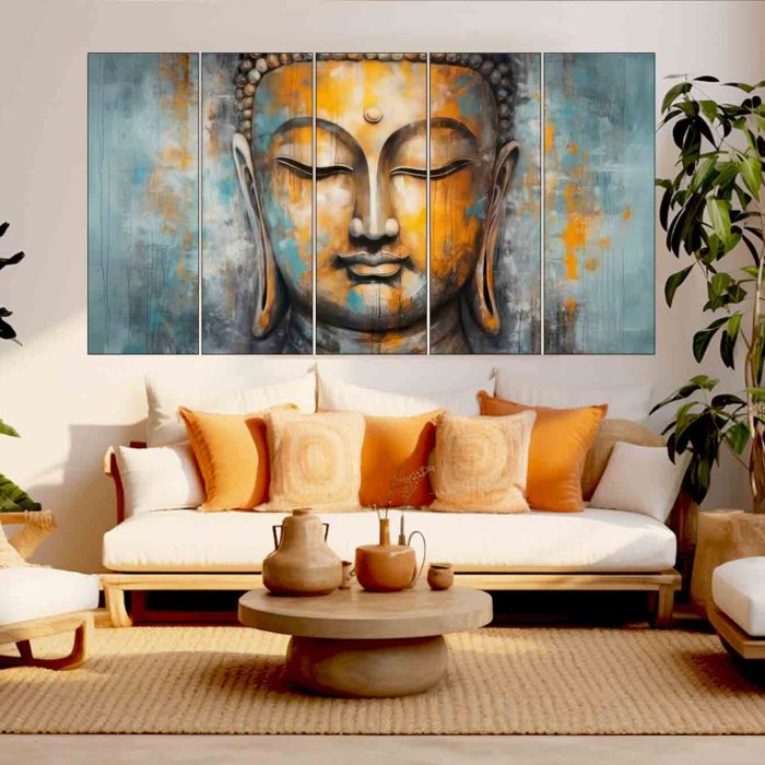 Multi Panel Wall Art MWP-MWP-Buddha002