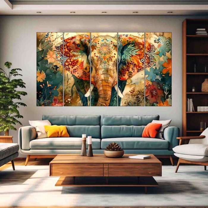 Multi-Panel Wall Art MWP-Elephant501