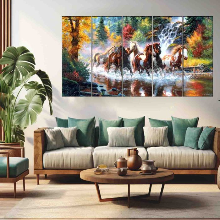 Multi-Panel Wall Art MWP-RunningHorses501