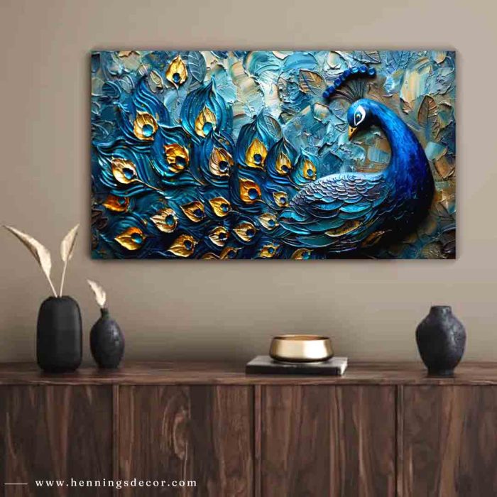 canvas wall painting Peacock-2101